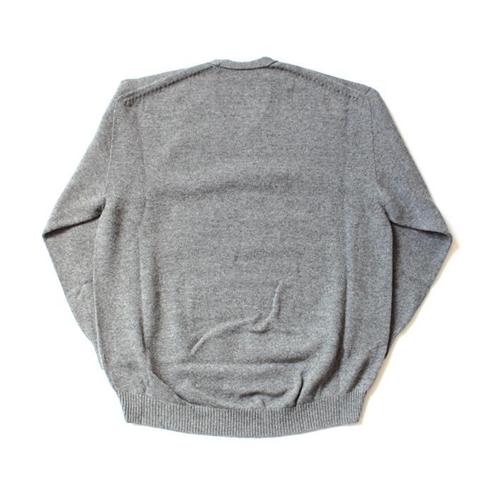 145652632 crepuscule / wholegarment V/N pullover 1903-008 Gray ホールガーメントVネックプルオーバー グレー 02