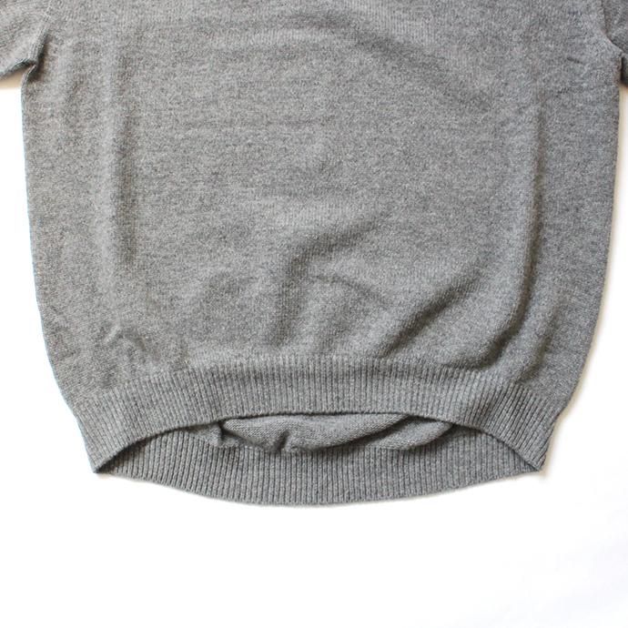 145652632 crepuscule / wholegarment V/N pullover 1903-008 Gray ホールガーメントVネックプルオーバー グレー 02