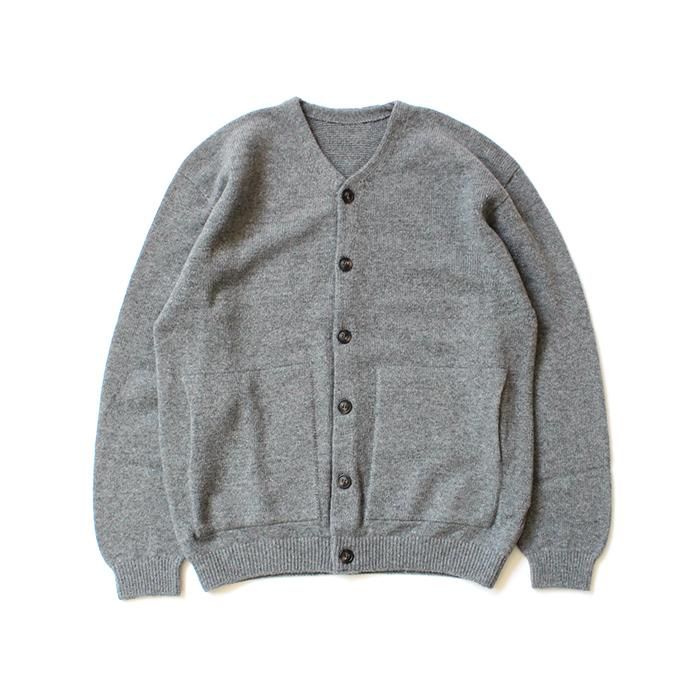 145652884 crepuscule / wholegarment V/N cardigan 1903-009 Gray ホールガーメントVネックカーディガン グレー 01