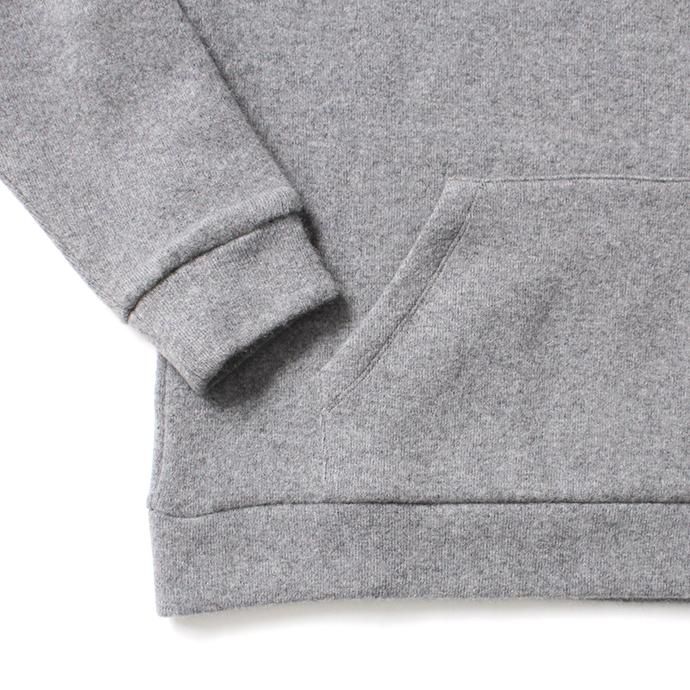 145798142 CRESPI / Ref. 33 Lambswool Hoodie ラムズウールニットパーカー - グレー 02