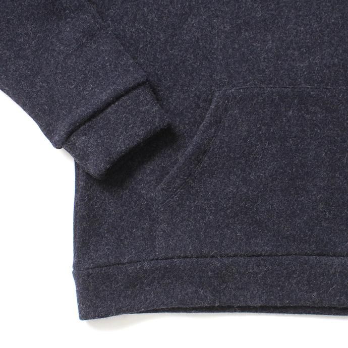 145798958 CRESPI / Ref. 33 Lambswool Hoodie ラムズウールニットパーカー - ネイビー 02