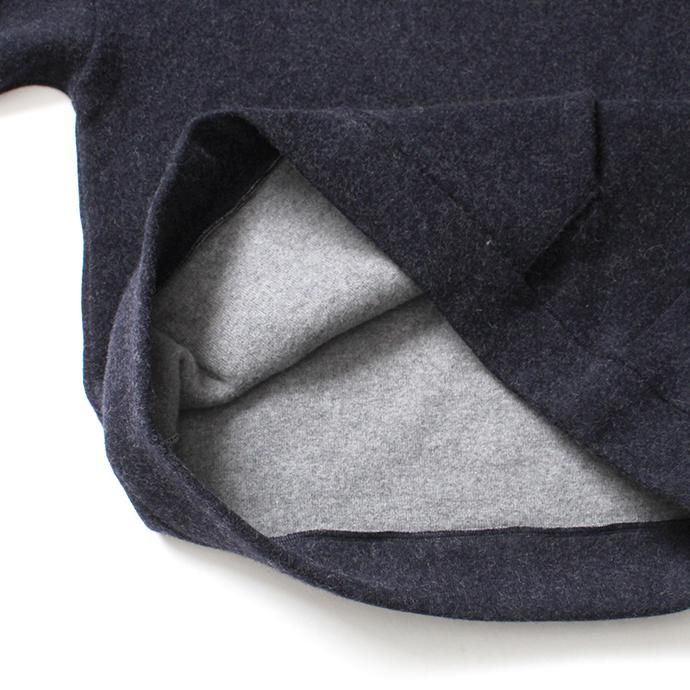 145798958 CRESPI / Ref. 33 Lambswool Hoodie ラムズウールニットパーカー - ネイビー 02