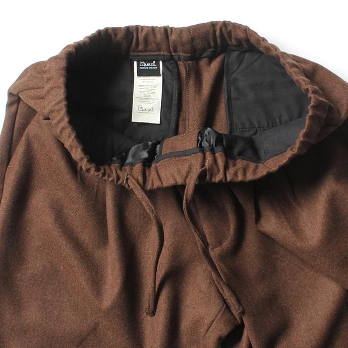 145882225 CEASTERS / 2P Easy Wool Trousers - Brown 2タックウールイージートラウザーズ 02