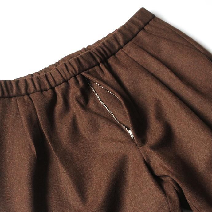 145882225 CEASTERS / 2P Easy Wool Trousers - Brown 2タックウールイージートラウザーズ 02
