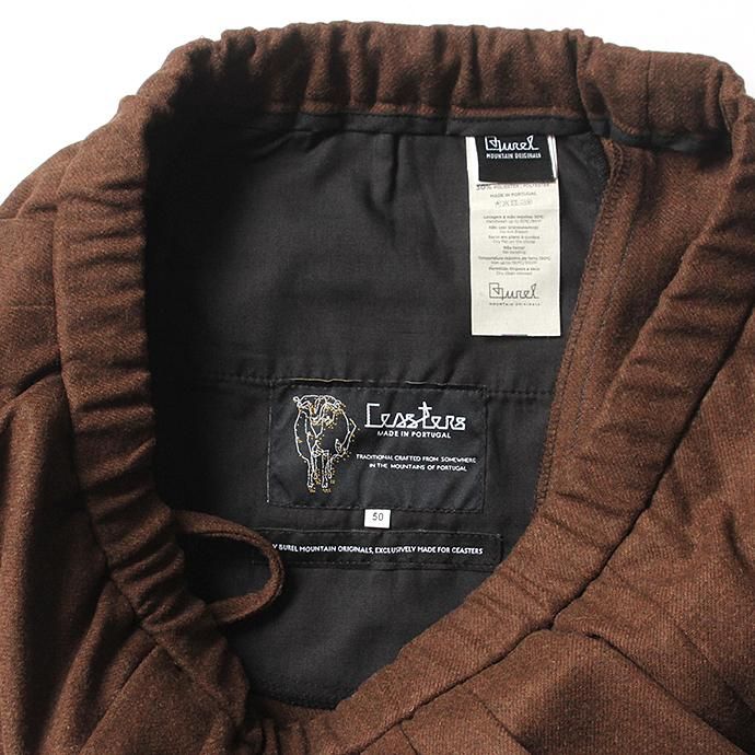 145882225 CEASTERS / 2P Easy Wool Trousers - Brown 2タックウールイージートラウザーズ 02