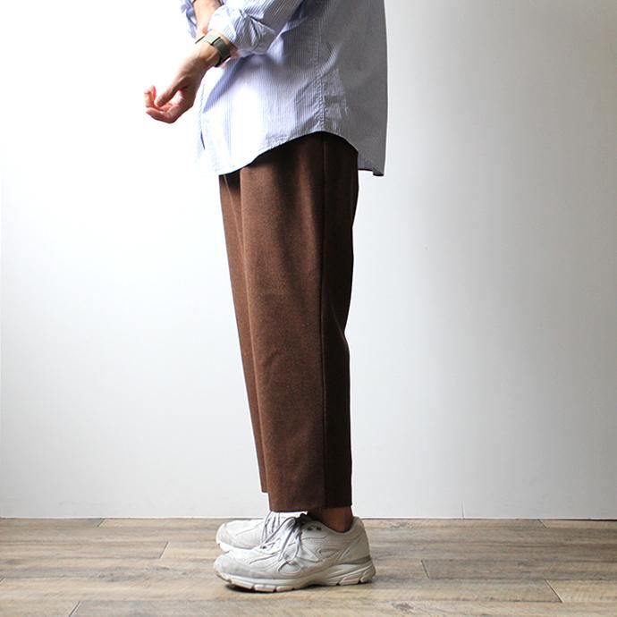 145882225 CEASTERS / 2P Easy Wool Trousers - Brown 2タックウールイージートラウザーズ 02