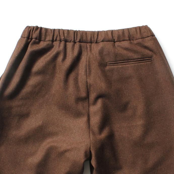 145882242 CEASTERS / No Pleats Easy Wool Trousers - Brown ウールイージートラウザーズ 02