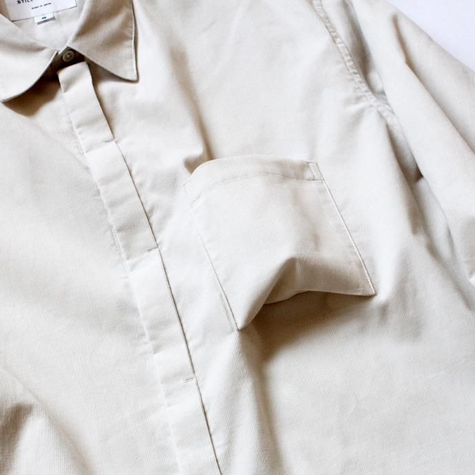 145922843 STILL BY HAND / SH0194 コーデュロイシャツ - Off White 02
