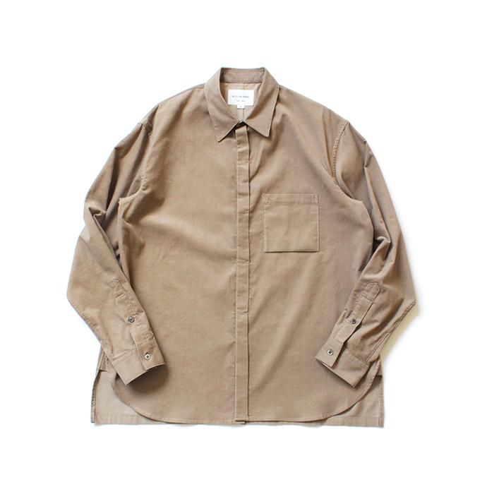 145922878 STILL BY HAND / SH0194 コーデュロイシャツ - Beige 01
