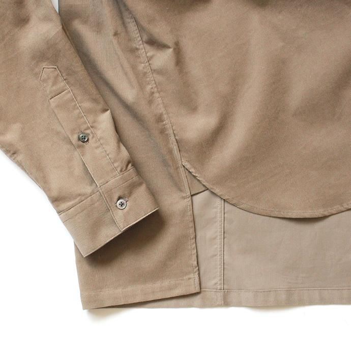 145922878 STILL BY HAND / SH0194 コーデュロイシャツ - Beige 02