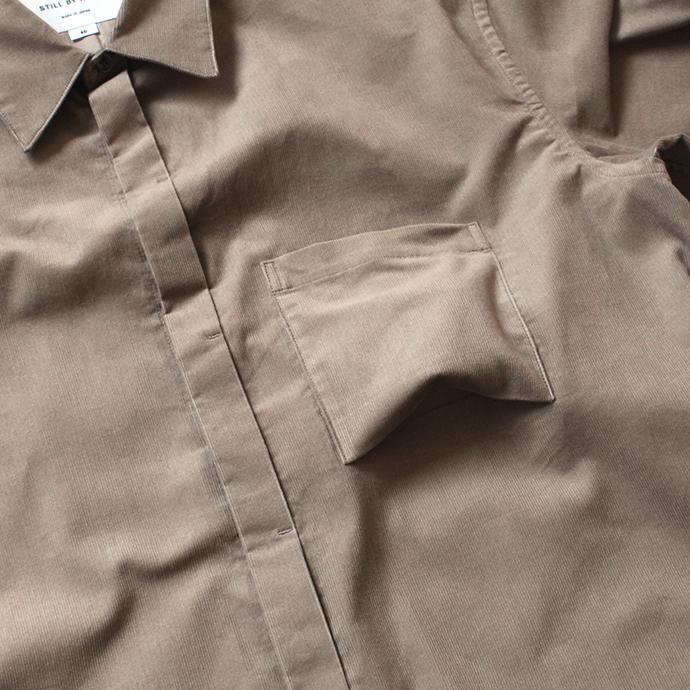 145922878 STILL BY HAND / SH0194 コーデュロイシャツ - Beige 02