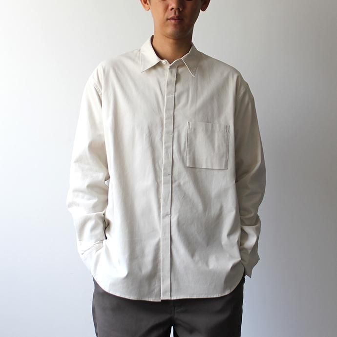 145922878 STILL BY HAND / SH0194 コーデュロイシャツ - Beige 02