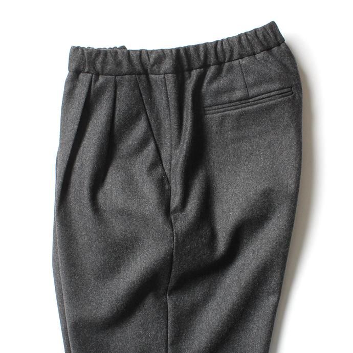145933404 CEASTERS / 2P Easy Wool Trousers - Charcoal 2タックウールイージートラウザーズ 02