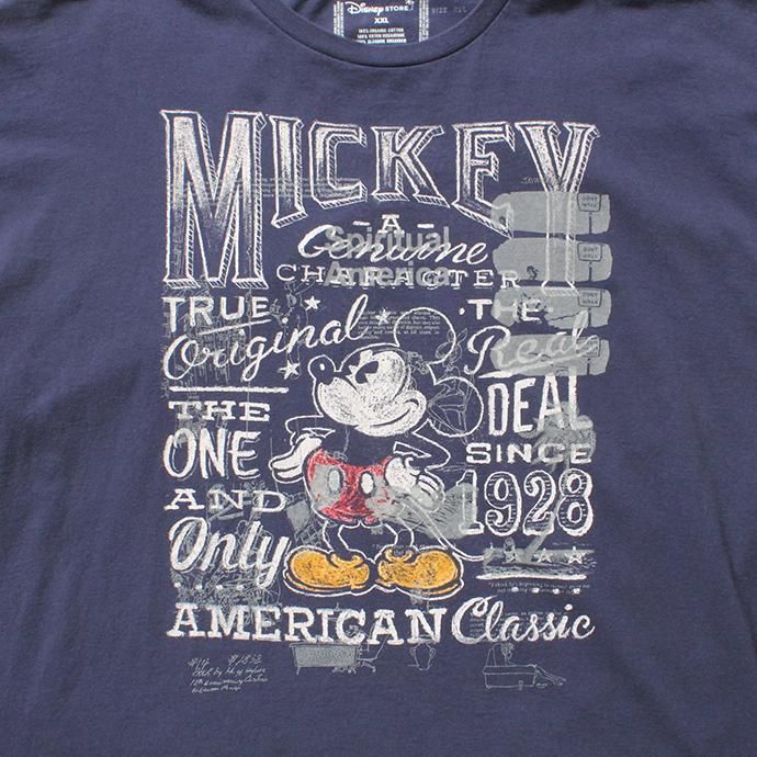 145954385 Hexico / American Cartoon Tee Ex. Used Tee Reflector Print リメイクプリントTシャツ06 ネイビー XXL 02
