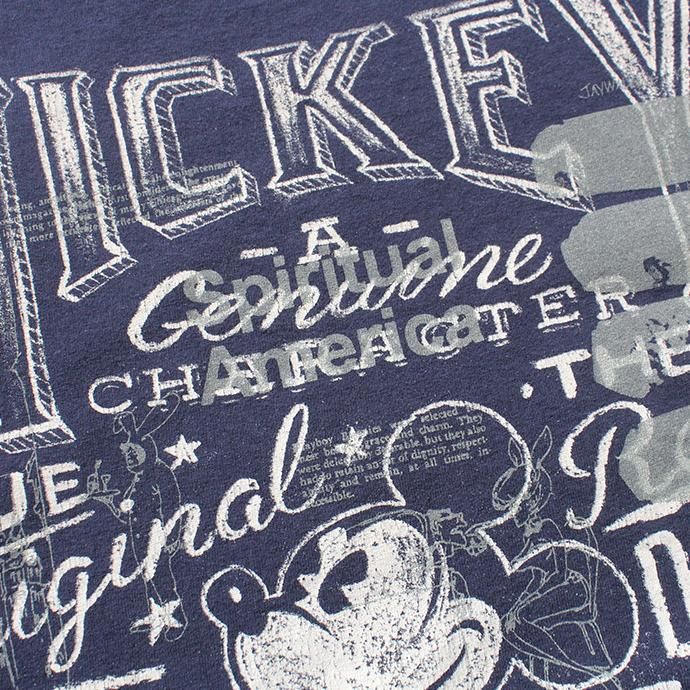 145954385 Hexico / American Cartoon Tee Ex. Used Tee Reflector Print リメイクプリントTシャツ06 ネイビー XXL 02