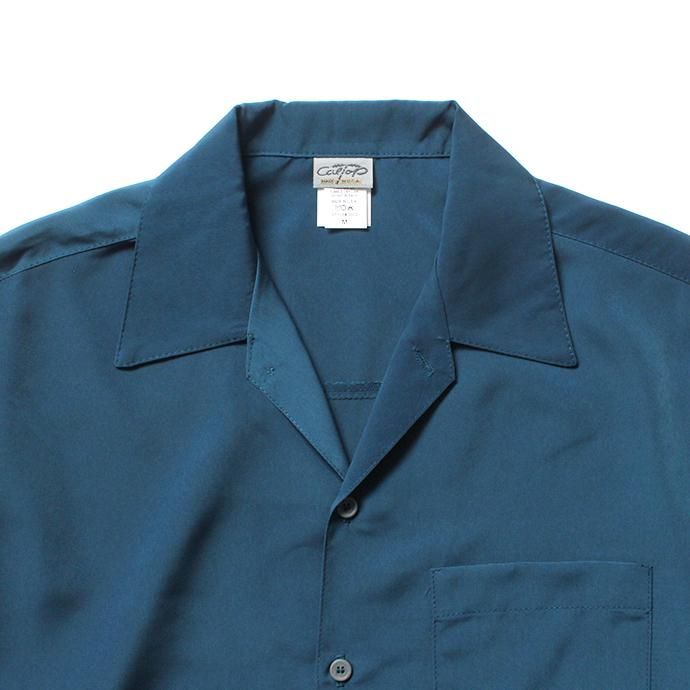 146058404 CalTop / 3003 Open Collar L/S Shirts - Sage Blue オープンカラー長袖シャツ セージブルー 02
