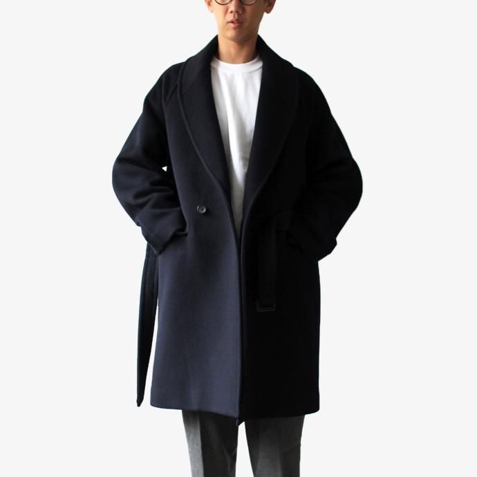 146079826 blurhms / Wool Cashmere Melton Shawl Coat BHS-19AW007 - Brown<img class='new_mark_img2' src='//img.shop-pro.jp/img/new/icons20.gif' style='border:none;display:inline;margin:0px;padding:0px;width:auto;' /> 02