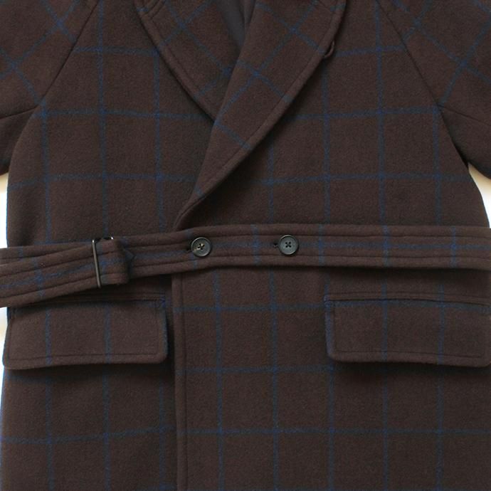 146079826 blurhms / Wool Cashmere Melton Shawl Coat BHS-19AW007 - Brown 02
