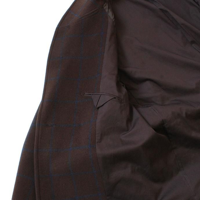 146079826 blurhms / Wool Cashmere Melton Shawl Coat BHS-19AW007 - Brown 02