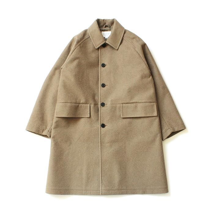 146084465 STILL BY HAND / CO0593 ボンディング素材 ステンカラーコート - Camel 02