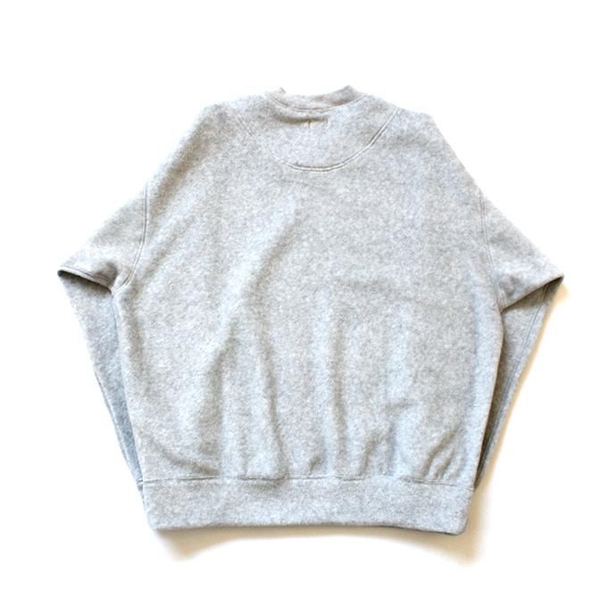 146250717 O-(オー)/ FREE SWEATSHIRT microdot フリースカットソー 20W-01 - Heather Gray 02