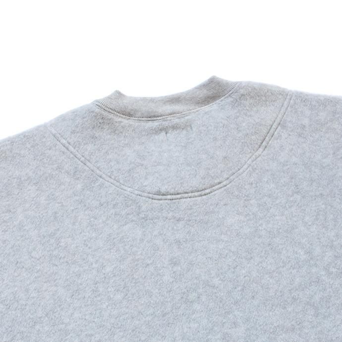 146250717 O-(オー)/ FREE SWEATSHIRT microdot フリースカットソー 20W-01 - Heather Gray 02