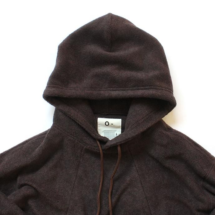 146250844 O-(オー)/ WRITERS HOODIE フリースフーデッドパーカー 20W-04 - Brown 02