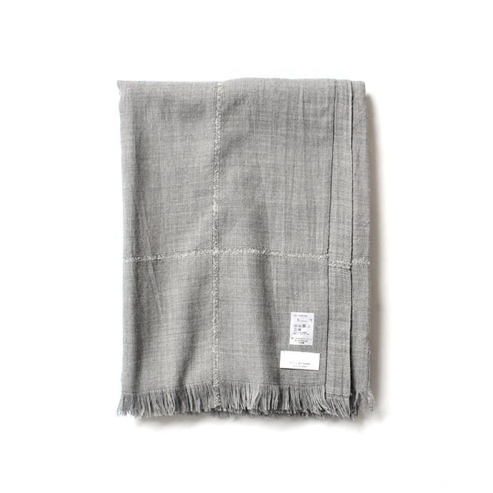 146282066 STILL BY HAND / 大判ストール GD0193 - Grey 02