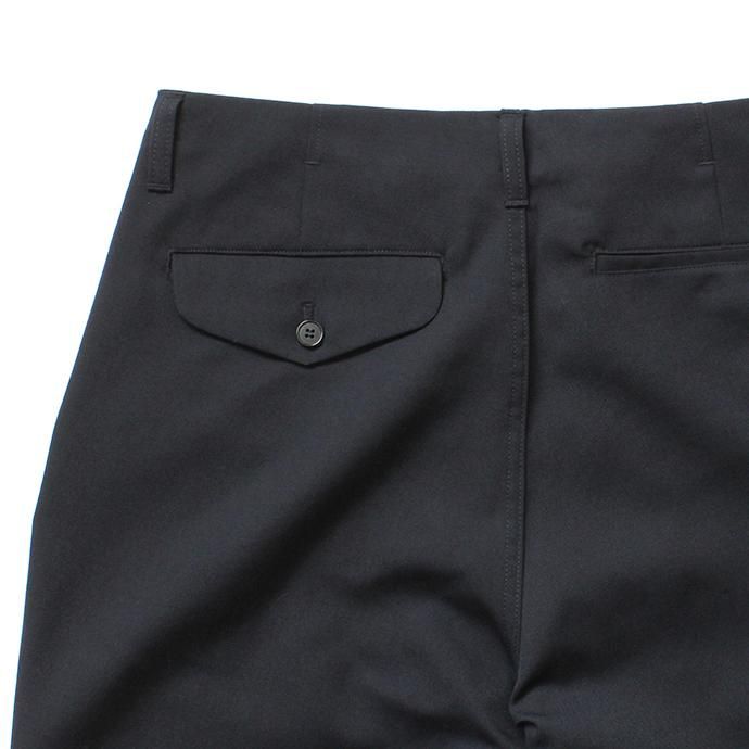 146404329 STILL BY HAND / PT0394 ウールワンタックスラックス - Navy 02
