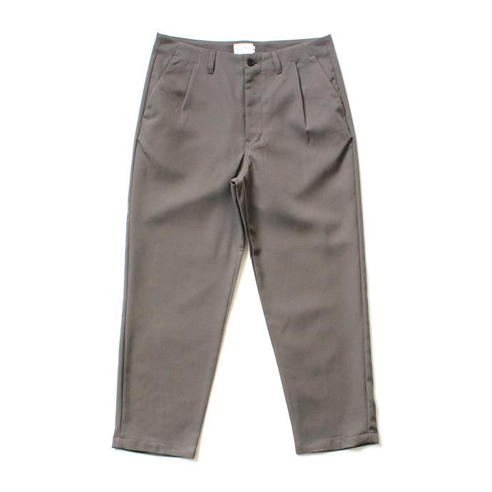 146404350 STILL BY HAND / PT0394 ウールワンタックスラックス - Grey 01