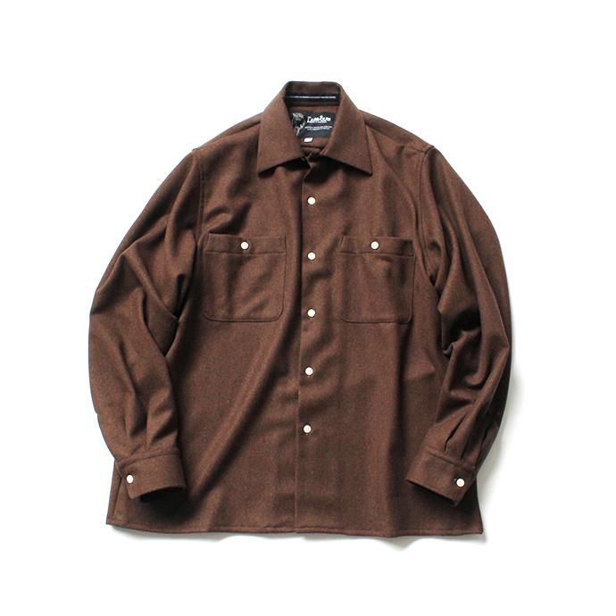 146433316 CEASTERS / Wool Workshirts - Brown ウールワークシャツ 01