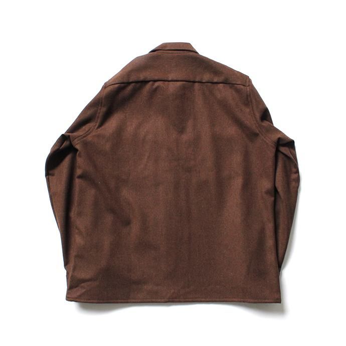 146433316 CEASTERS / Wool Workshirts - Brown ウールワークシャツ 02