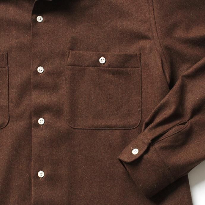 146433316 CEASTERS / Wool Workshirts - Brown ウールワークシャツ 02