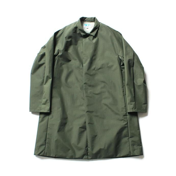 146464483 Powderhorn Mountaineering / P.H. M.COAT 3Lナイロン シェルコート PH19FW-001 - Olive 01