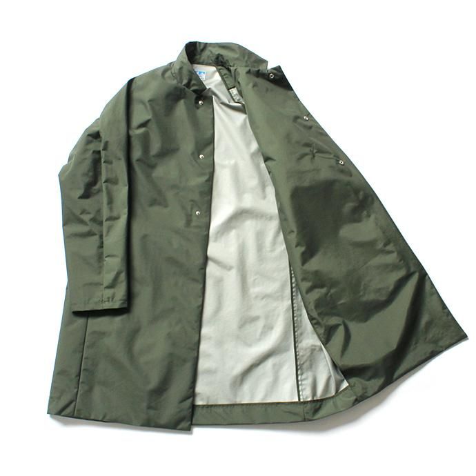 146464483 Powderhorn Mountaineering / P.H. M.COAT 3Lナイロン シェルコート PH19FW-001 - Olive 02