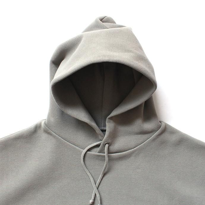 146522433 crepuscule / milanorib parka ミラノリブ ニットパーカー 1903-010 - Gray 02