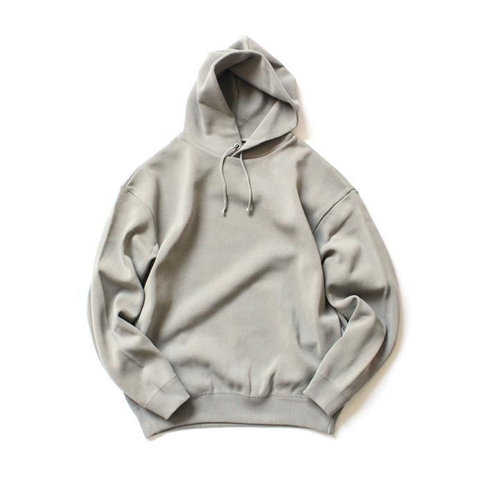 146522433 crepuscule / milanorib parka ミラノリブ ニットパーカー 1903-010 - Gray 02