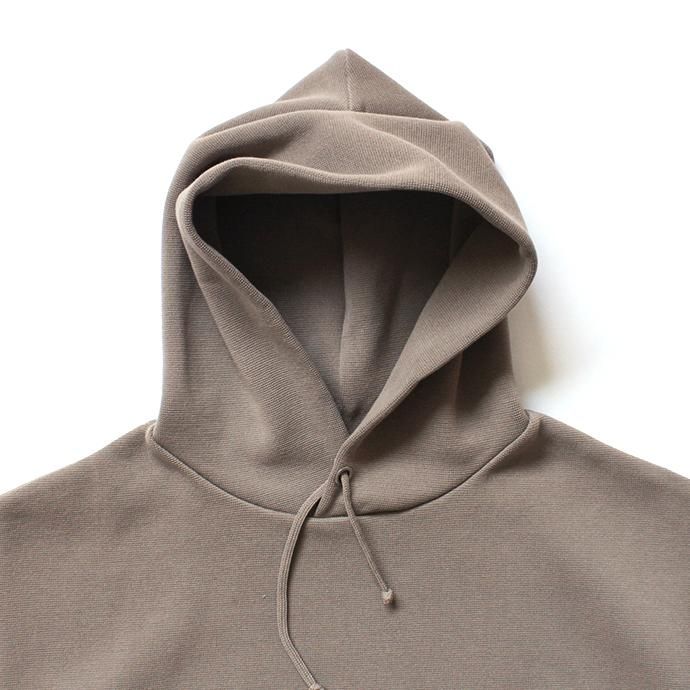 146522485 crepuscule / milanorib parka ミラノリブ ニットパーカー 1903-010 - Brown 02