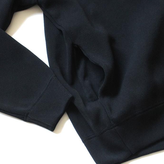146522778 crepuscule / milanorib parka ミラノリブ ニットパーカー 1903-010 - Black 02