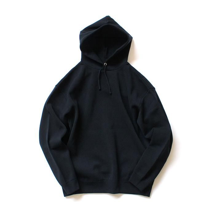 146522778 crepuscule / milanorib parka ミラノリブ ニットパーカー 1903-010 - Black 02