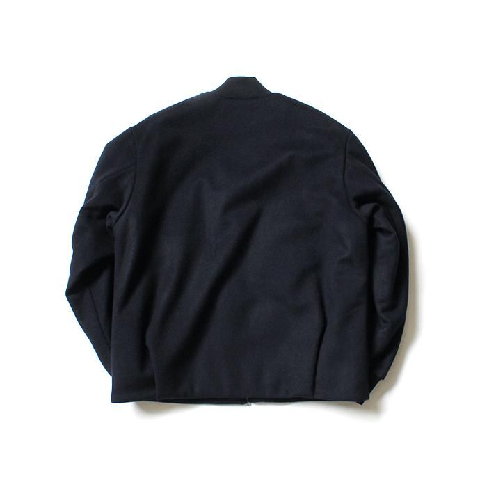 146549610 STILL BY HAND / BL0294 シンサレート中綿入り ウールブルゾン - Navy 02