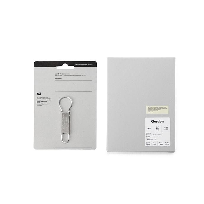 146571918 CANDY DESIGN & WORKS / Gordon CK-01 キークリップ - Nickel 02