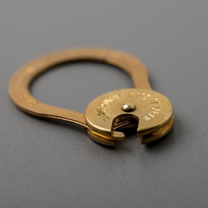 146572441 CANDY DESIGN & WORKS / Dolphy CK-03 キーリング - Brass 02