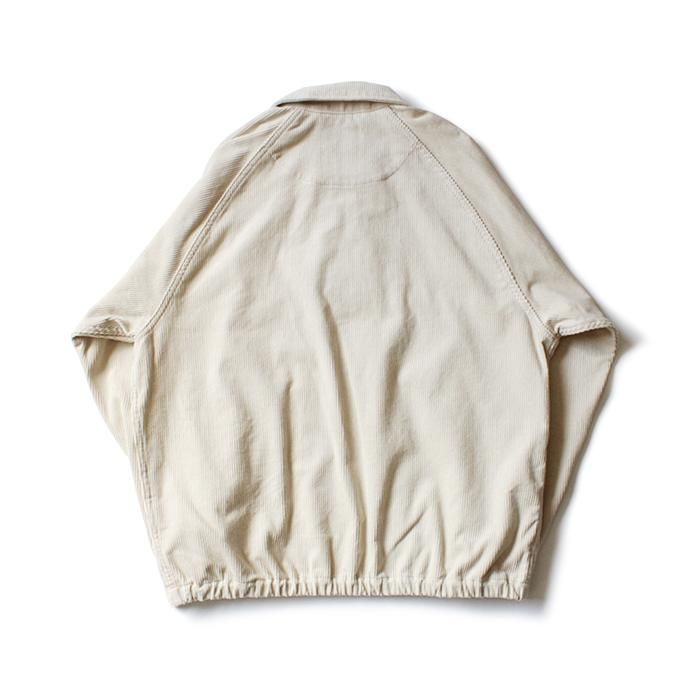 146731714 O-(オー)/ CORDS HIGH-NECK BLOUSON コーデュロイブルゾン 20W-15 - Cream 02