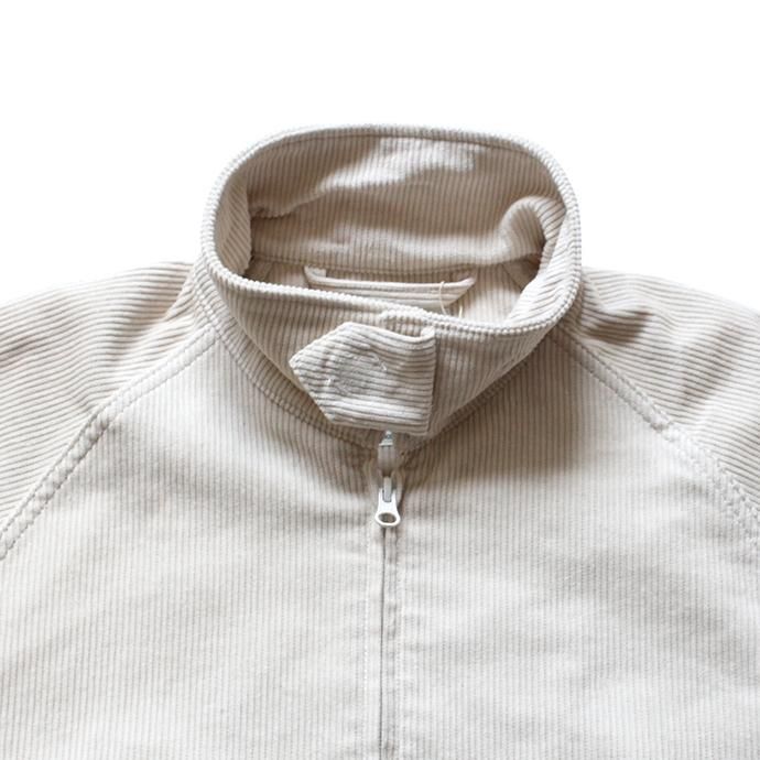 146731714 O-(オー)/ CORDS HIGH-NECK BLOUSON コーデュロイブルゾン 20W-15 - Cream 02