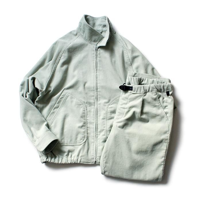 146731780 O-(オー)/ CORDS HIGH-NECK BLOUSON コーデュロイブルゾン 20W-15 - Mint 02