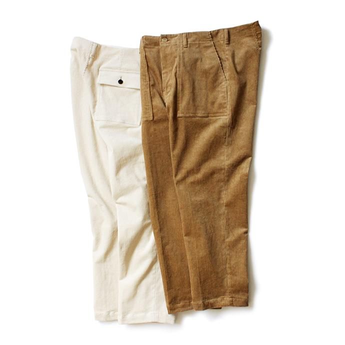 146733282 STILL BY HAND / PT0294 コーデュロイベイカーパンツ - Beige 02