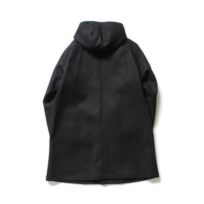 146826214 STILL BY HAND / CO0394 ボンディング素材 フーデッドコート - Black 02