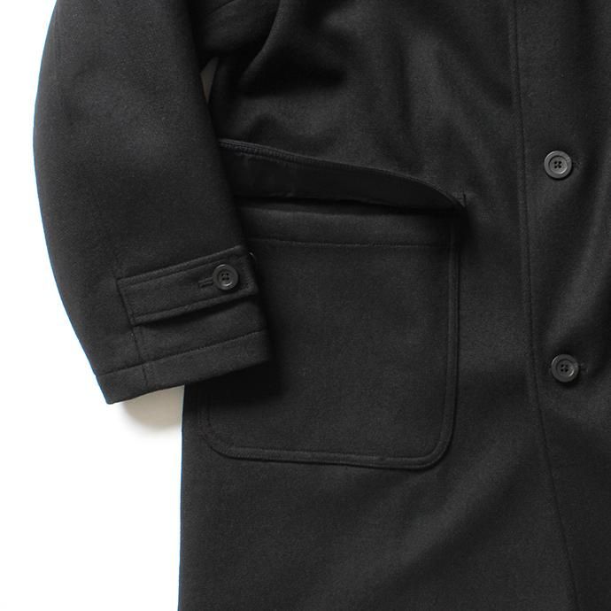 146826214 STILL BY HAND / CO0394 ボンディング素材 フーデッドコート - Black 02
