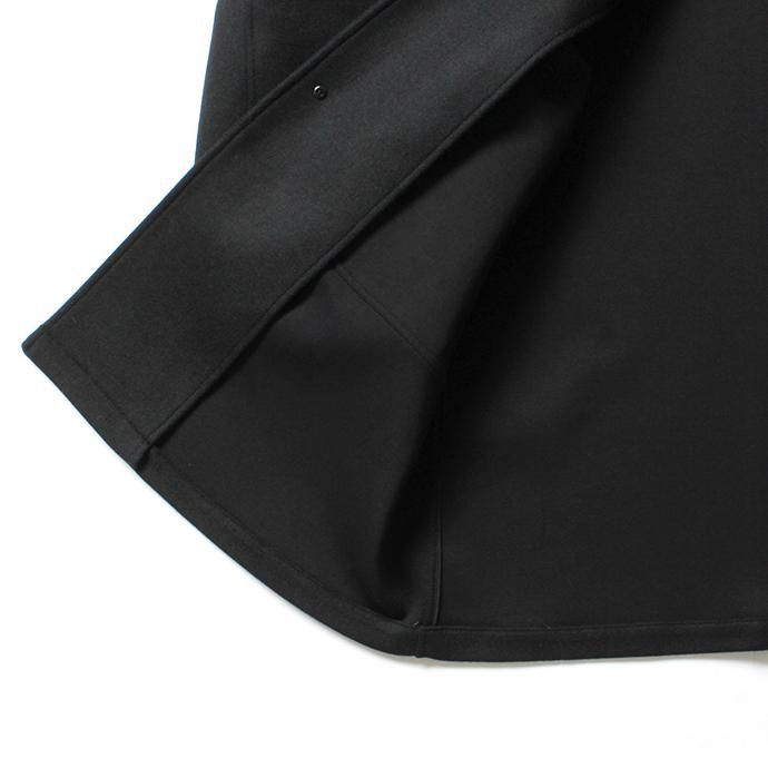 146826214 STILL BY HAND / CO0394 ボンディング素材 フーデッドコート - Black 02